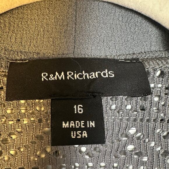 R&M Richard women’s lace cardigan gray Tass cover-up Whimsigoth romantic fairy  - Picture 4 of 8